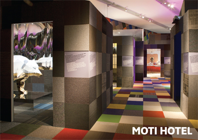 Exhibition MOTI HOTEL by Design Politie