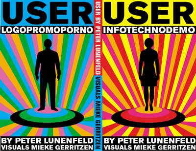 Cover for "User" from Peter Lunenfeld, MIT Press